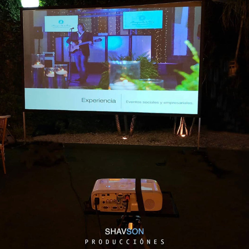Proyección Grande + Audio